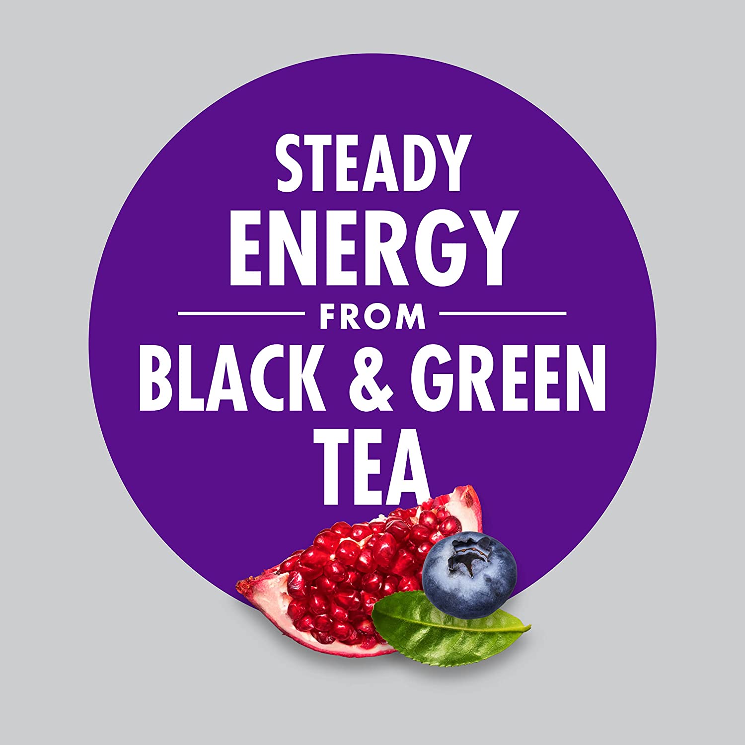 V8 +ENERGY Pomegranate Blueberry Energy Drink, Made With Real Vegetable And Fruit Juices, 8 Ounce Can (Case of 24) - Image 3